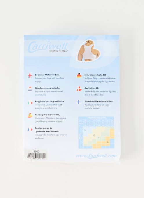 Lenjerie maternitate alb CARRIWELL femeie