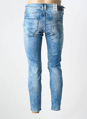 Blugi skinny elasticitate mărime normală albastru LE TEMPS DES CERISES bărbat