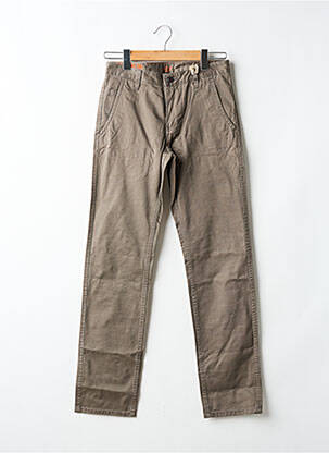 Pantalon chino țesătură poplin mărime normală maro DOCKERS bărbat