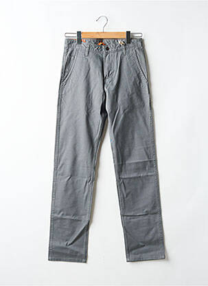 Pantalon chino țesătură poplin mărime normală gri DOCKERS bărbat