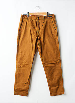 Pantalon chino țesătură poplin talie joasă galben SCOTCH & SODA bărbat