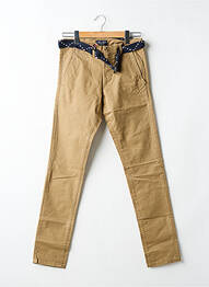 Pantalon chino țesătură poplin mărime normală verde TEDDY SMITH bărbat