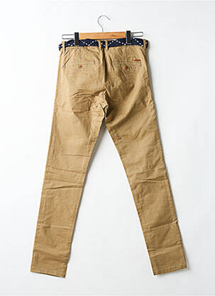 Pantalon chino țesătură poplin mărime normală verde TEDDY SMITH bărbat