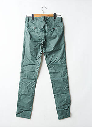 Pantalon chino țesătură poplin mărime normală verde TEDDY SMITH bărbat