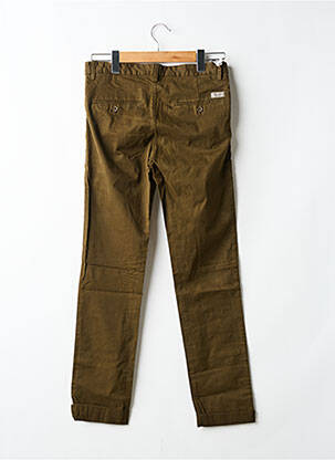 Pantalon chino țesătură poplin mărime normală verde TEDDY SMITH bărbat