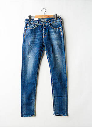 Blugi cu croială slim albastru LE TEMPS DES CERISES bărbat