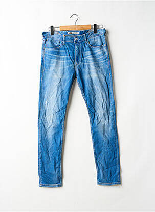 Blugi cu croială slim albastru TEDDY SMITH bărbat