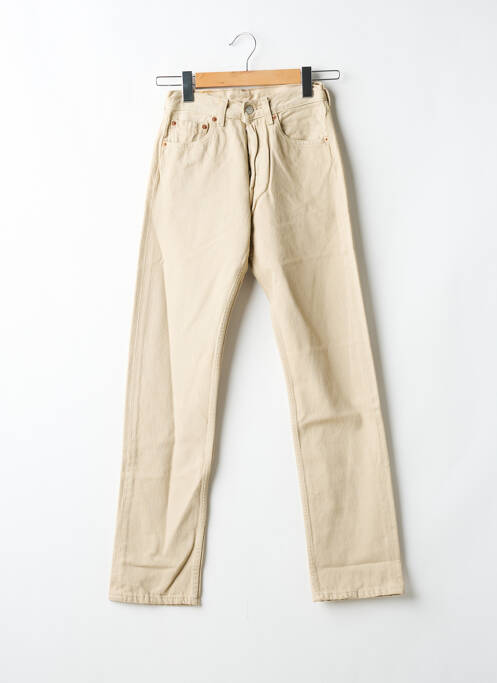 Blugi cu croială dreaptă bej LEVIS femeie