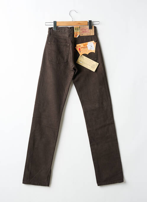 Blugi cu croială dreaptă maro LEVIS femeie