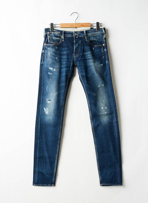 Blugi cu croială slim albastru LE TEMPS DES CERISES bărbat