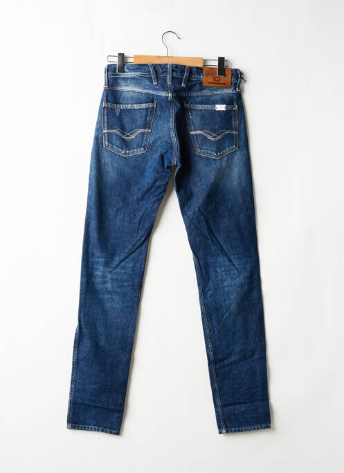 Blugi cu croială slim albastru REPLAY bărbat