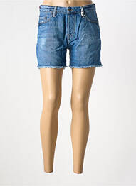 Șort țesătură denim albastru TEDDY SMITH femme
