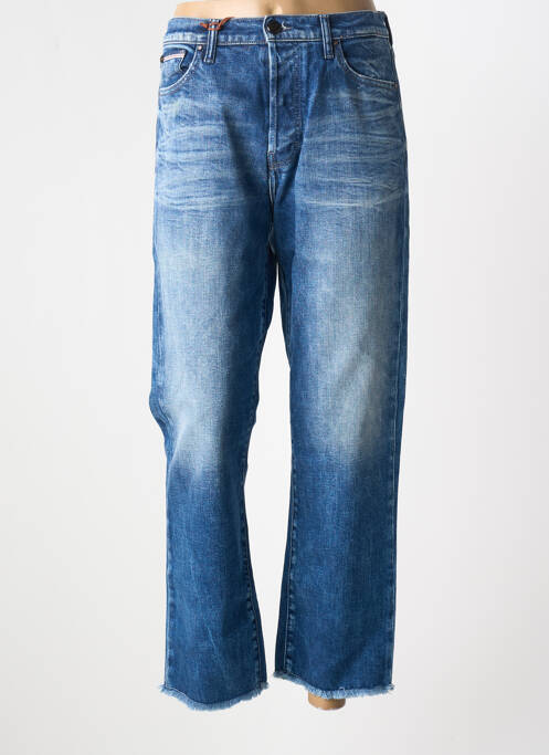 Blugi cu croială dreaptă albastru DONOVAN femeie