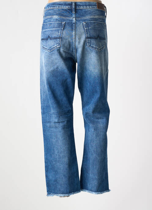 Blugi cu croială dreaptă albastru DONOVAN femeie