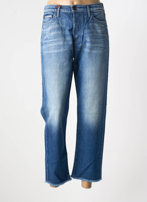 Blugi cu croială dreaptă albastru DONOVAN femeie