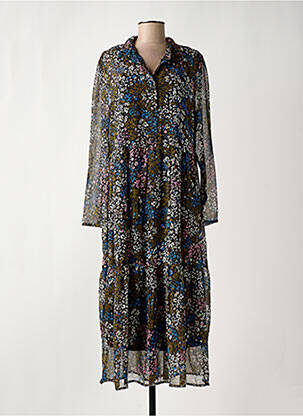 Rochie lungă negru ICHI femeie