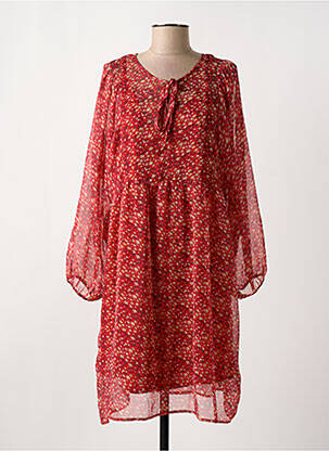 Rochie midi roșu SCHOOL RAG femeie