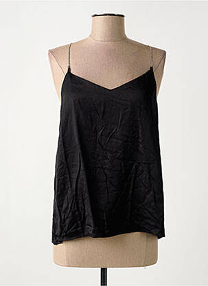 Top croială fluidă bretele subțiri negru GRACE & MILA femme