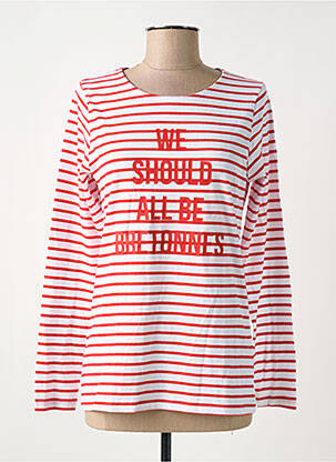 Tricou roșu BREIZH ANGEL femeie