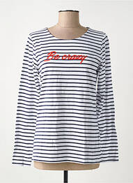 Tricou mâneci lungi mâneci lungi albastru BREIZH ANGEL femme
