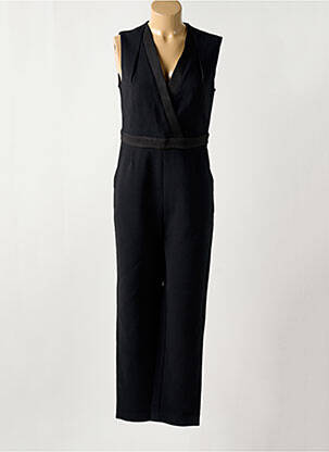 Salopetă-pantalon țesătură crep fără mâneci negru LA PETITE ETOILE femeie