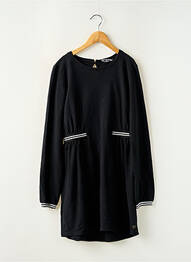 Rochie midi guler rotund mâneci lungi negru TEDDY SMITH fată