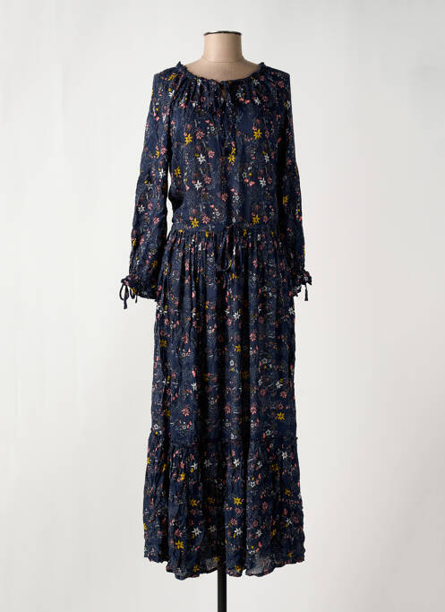 Rochie lungă albastru TEDDY SMITH femeie