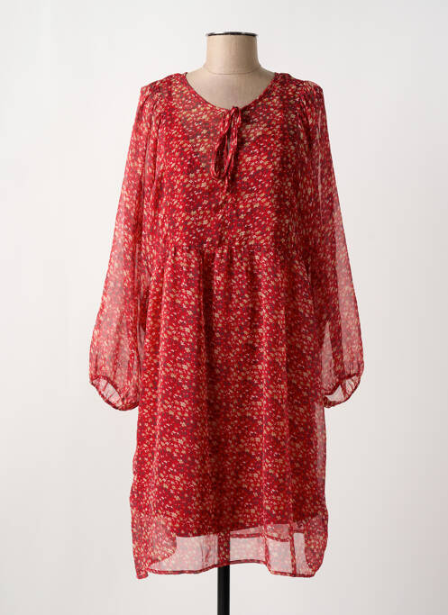 Rochie midi roșu SCHOOL RAG femeie