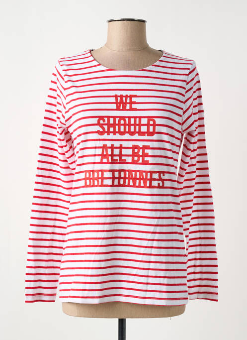 Tricou roșu BREIZH ANGEL femeie