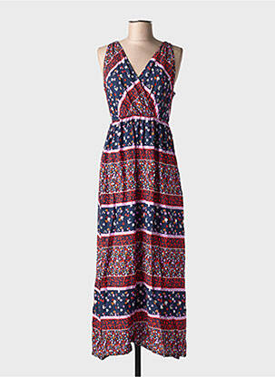 Rochie lungă albastru C'FLO femeie