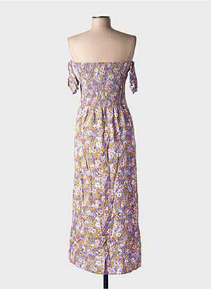 Rochie midi mâneci scurte mâneci scurte violet C'FLO femeie