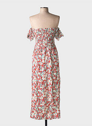 Rochie midi mâneci scurte mâneci scurte roșu C'FLO femeie