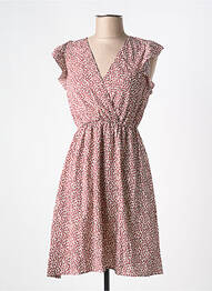 Rochie scurtă mâneci scurte mâneci scurte portocaliu BY ONE femme