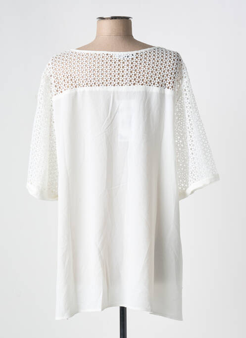 Tunică mâneci scurte alb NOOGAT BY AKOZ femeie