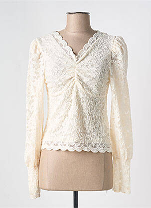 Top bej ELLI WHITE femeie