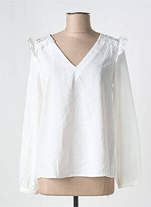 Bluză alb CERISE BLUE femeie