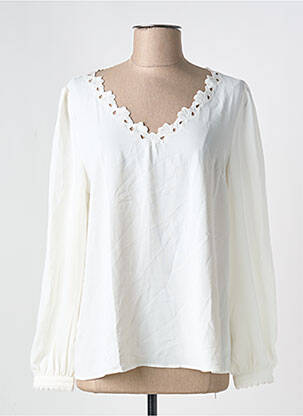 Bluză alb CERISE BLUE femeie