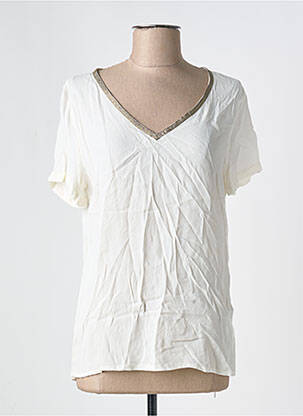 Top alb AKOZ DE TOI femeie