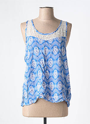 Top albastru CERISE BLUE femeie