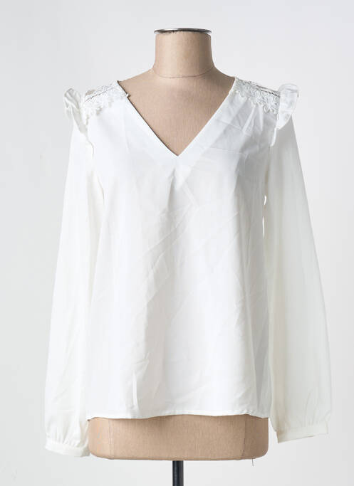 Bluză alb CERISE BLUE femeie