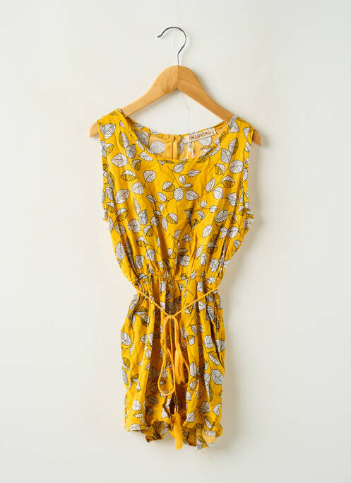 Salopetă scurtă galben PM LOVING fată