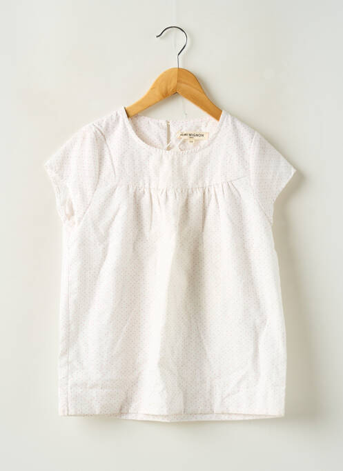 Top alb MINI MIGNON fată