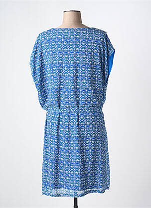 Rochie scurtă mâneci scurte mâneci scurte albastru MAELLE femeie