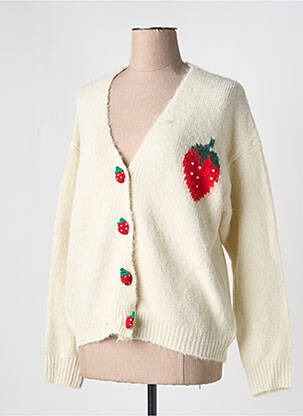 Vestă cu mâneci lungi bej GRACIA femeie