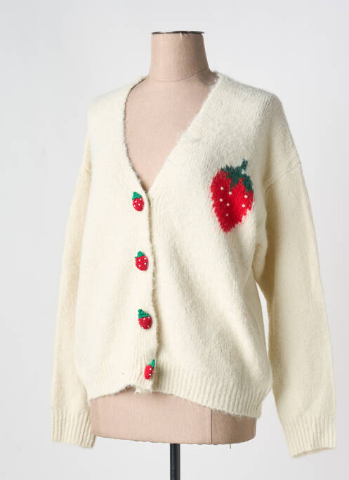 Vestă cu mâneci lungi bej GRACIA femeie