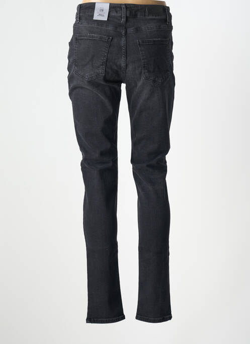 Blugi cu croială slim efect uzat decolorat mărime normală gri LTB femme