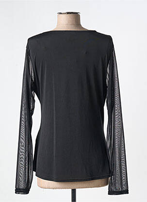 Top guler în v mâneci lungi negru ROMEO POUR JULIETTE femeie
