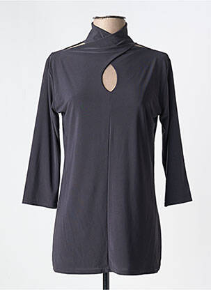 Top elasticitate mâneci 3/4 gri MARY COOL femeie