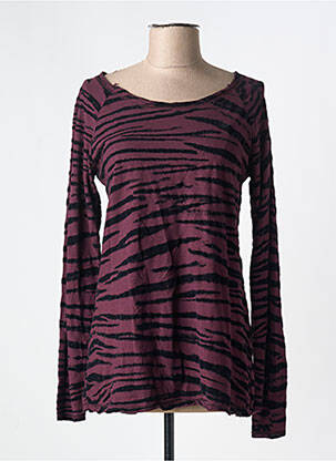 Tricou mâneci lungi mâneci lungi violet COCOO MIN femeie