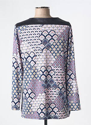 Tricou mâneci lungi mâneci lungi albastru MONACO COLLECTION femeie